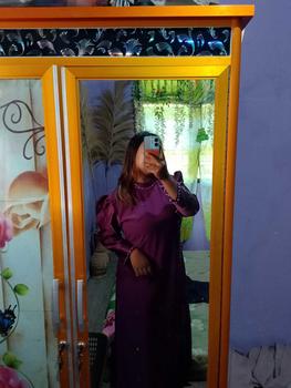 Product Review of Batiknurfashion.(COD) Nadia dress mewah kondangan // bridesmaid// Gaun mewah// baju kondangan wanita 2024 // Bajukondangan mewah dan elegan// ootd// baju kondangan warna burgundy // Ootd berhijab //bridesmaid dress  Gamis  Pesta Wanita from M**6 0