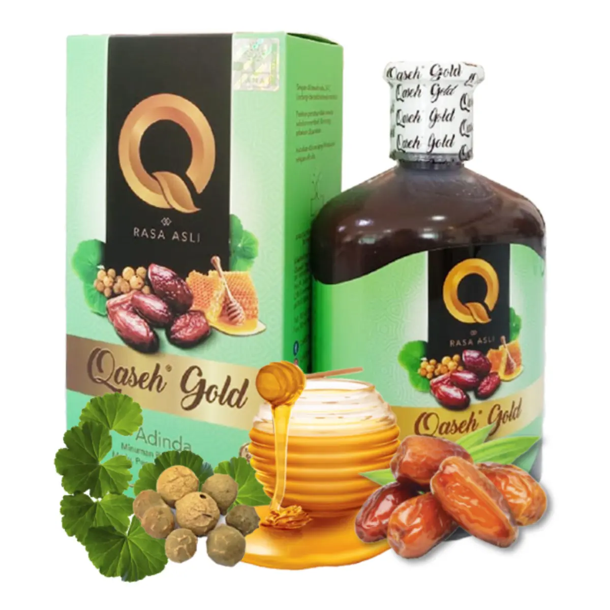 500ml QASEH GOLD ADINDA :: 13 SUPERFOOD | Daily Botanical Juice For Ladies Natural Supplement