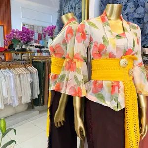 Kain sifon bunga Wanita untuk kebaya dan atasan lainnya