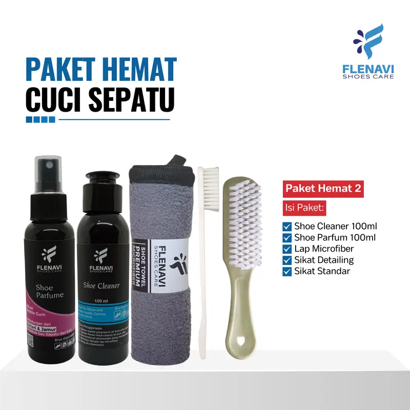 PROMO Paket Pembersih Sepatu Penghilang Noda Sabun Cuci Sneakers Shoes Cleaner Parfum Sepatu anti Bau dan Bakteri 2