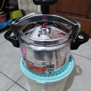 Pressure cooker Lingkaran Dua | Panci Presto Daging Aluminium High Quality | Kapasiatas 3L, 4L dan 7L Desain Mudah Dibersihkan
