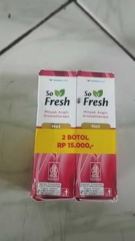 Product Review of (ISI 2) SO FRESH Minyak Angin Aromatherapy 10ml | ROOL ON EUCALYPTUS & HOT from f**a 0