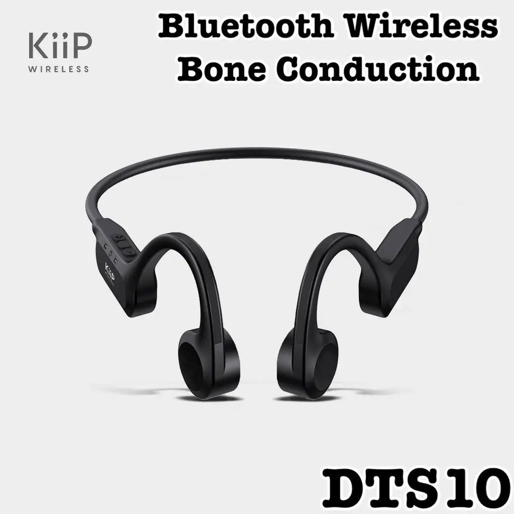 Kiip Wireless DTS10 Headphone Bone Conduction Bluetooth 5.3 Earphone