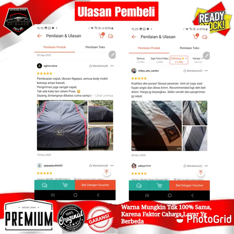 Cover Mobil Raize, Cover Mobil Raize, Waterproof,Polyster Super Great A, Anti Luntur,PREMIUM 3
