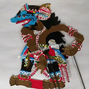 Wayang kulit kertas Buto patih tinggi -+75cm tangan gerak