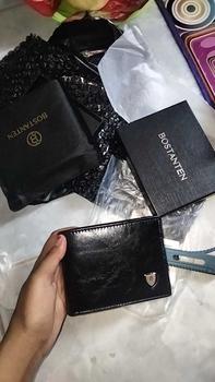 Product Review of BOSTANTEN Dompet Pria Koin Ritsleting Kulit PU Tiga Kali Lipat Hitam/Coklat/Kopi from b**w 2