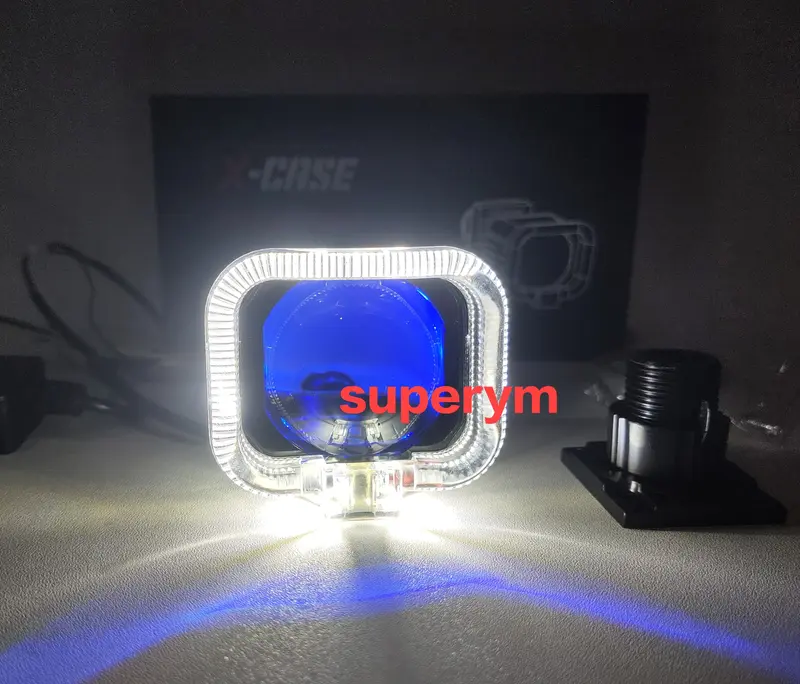 lampu utama Biled Mini 3 warna plus devil APP 1,5 INCH X1 x case original 7