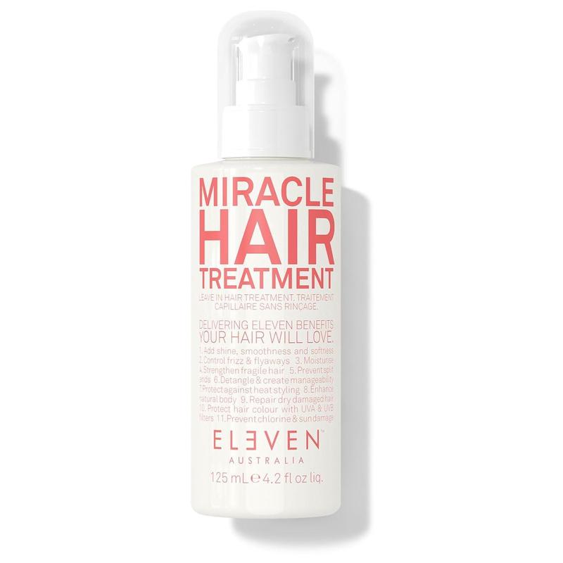 ELEVEN AUSTRALIA Dầu xả dưỡng tóc không cần xả lại, giúp cấp ẩm, kiểm soát tóc xơ rối, bảo vệ tóc khỏi nhiệt và tăng cường độ chắc khỏe – Công thức nhẹ, giàu dưỡng chất, phù hợp với mọi loại tóc – 4.2 Fl Oz