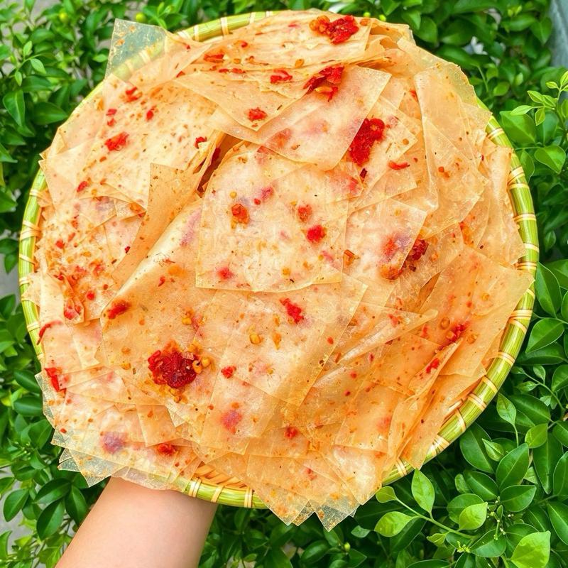 Bánh Tráng Lá Bò Chua Cay 500gr
