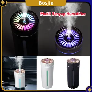 【Bosjie】Diffuser Mobil 300ml / Air Purifier Mobil / Purifier Mobil / Aromaterapi Humidifier Rechargeable Mini Compact Mobil Desktop Senyap Humidifier Pewangi Ruangan Air Diffuser Car