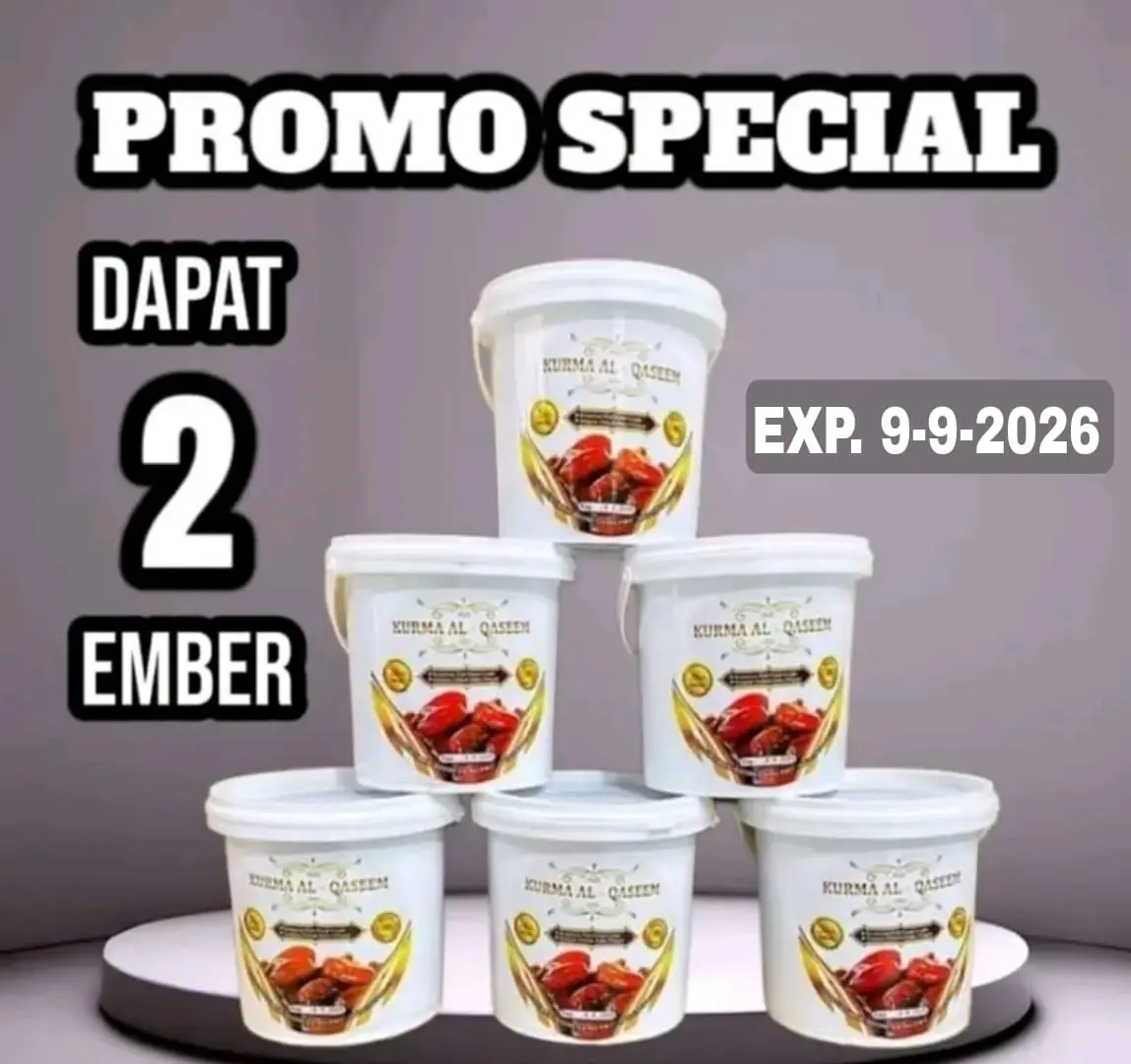 Kurma Al Qaseem Ember - 2 Ember 30rb 1KG - Kualitas Premium, Manis, Segar - Food Manis Cemilan Makanan kurma  musdalifah