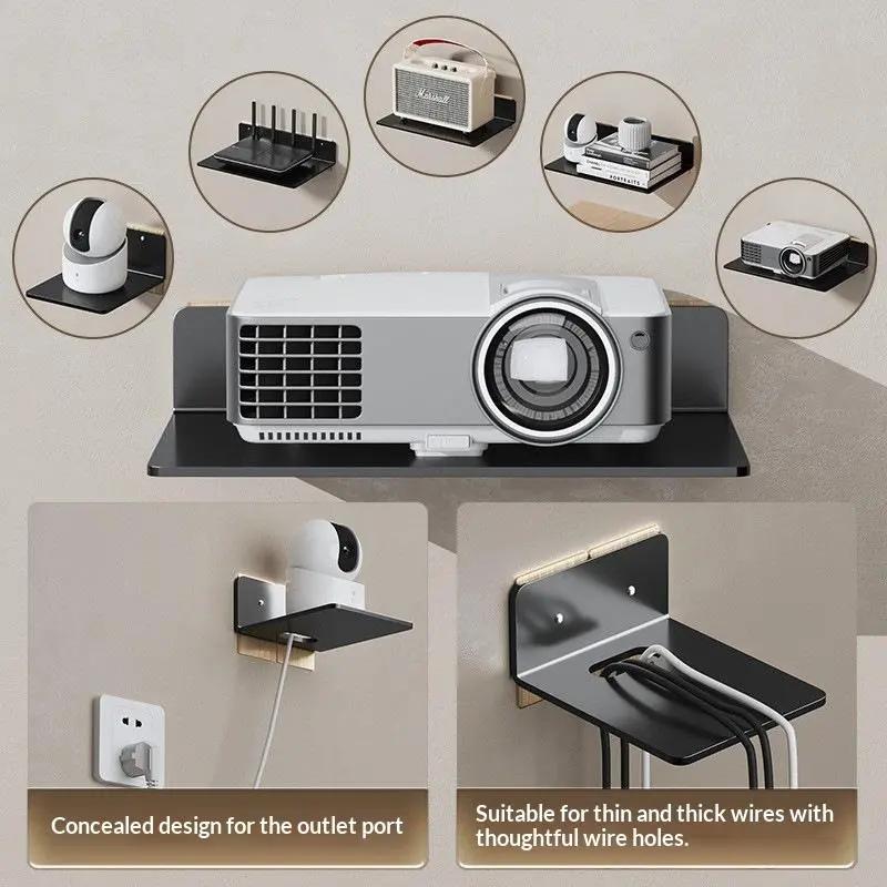 Wifi Router Kệ Rustproof Thép Không Gỉ Treo Tường Không Có Khoan Giá Cho Phòng…