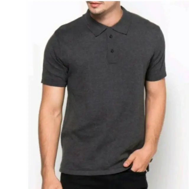 KAOS SERAGAM POLOS POLO SHIRT KERAH PRIA UNISEX DARKGREY / COFFEE 0