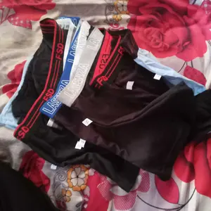 PAKET 6 PCS Celana Dalam Pria Boxer Ice Silk Yang Lagi Viral spandex nyaman lembut Katun Sport Hitam Karet Motif Mix Cowok Dewasa Pendek priamurah Sempak