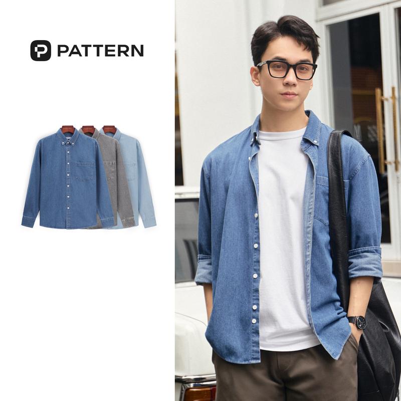 Áo Sơ Mi Dài Tay Premium Denim PATTERN PA049