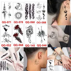 Grosir Stiker Tato / Tato Temporer 6x10cm Motif Aesthetic KODE QQ