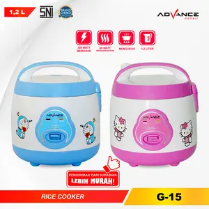 【COD】Rice Cooker Advance G-15 Kapasitas 1.2 Liter Hemat Listrik 350 Watt 3in1 Garansi Resmi 1 Tahun
