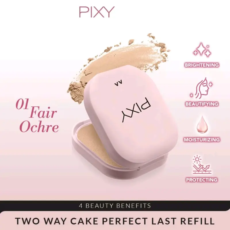 [100% ORIGINAL] NEW SHADE!!! PIXY 4BB TWO WAY CAKE PERFECT LAST - REFILL / Pixy Refill Twc Perfect Last / Pixy Bedak Powder Wajah 0