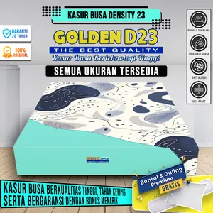 Kasur Busa GOLDEN D23 Bergaransi 20 Tahun Busa Tahan Kempis Dan Tahan Lama Berkualitas - Semua Ukuran