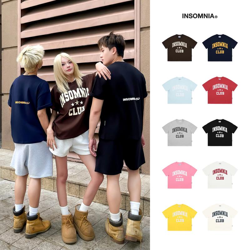 [NEW ARRIVAL] Áo Thun Boxy INSOMNIA CLUB Local Brand Unisex - TS057
