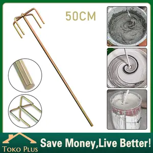 Mata Bor Mixer Semen Fultifungsi baja mixer Adukan semen ,cat,adonan Serbaguna panjang 50cm