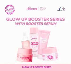 Chierra Skincare Glow Up Booster isi 4+ Bright and Glow Booster Serum  – Paket Perawatan Wajah Glowing