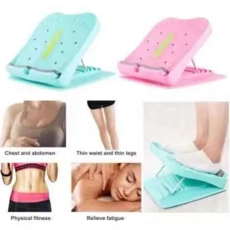 10 roda gigi Papan Refleksi Kaki / Alat Terapi Kaki/Slant Board Papan Miring Alat Kesehatan Calf Stretcher/ Layer Adjustable Slant Board Papan 3