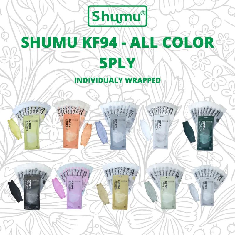 SHUMU KF94 INDIVIDUALLY WRAPPED - 5 PLY - ISI 10 - ORIGINAL 1