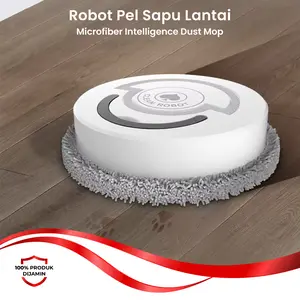 Robot Pel Sapu Lantai Microfiber Intelligence Dust Mop CLEAM - TDJ-08