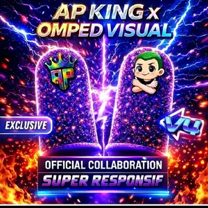 AP KING x OMPED VISUAL - Kolaborasi Resmi Super Responsif - Edisi Eksklusif - Desain Menarik