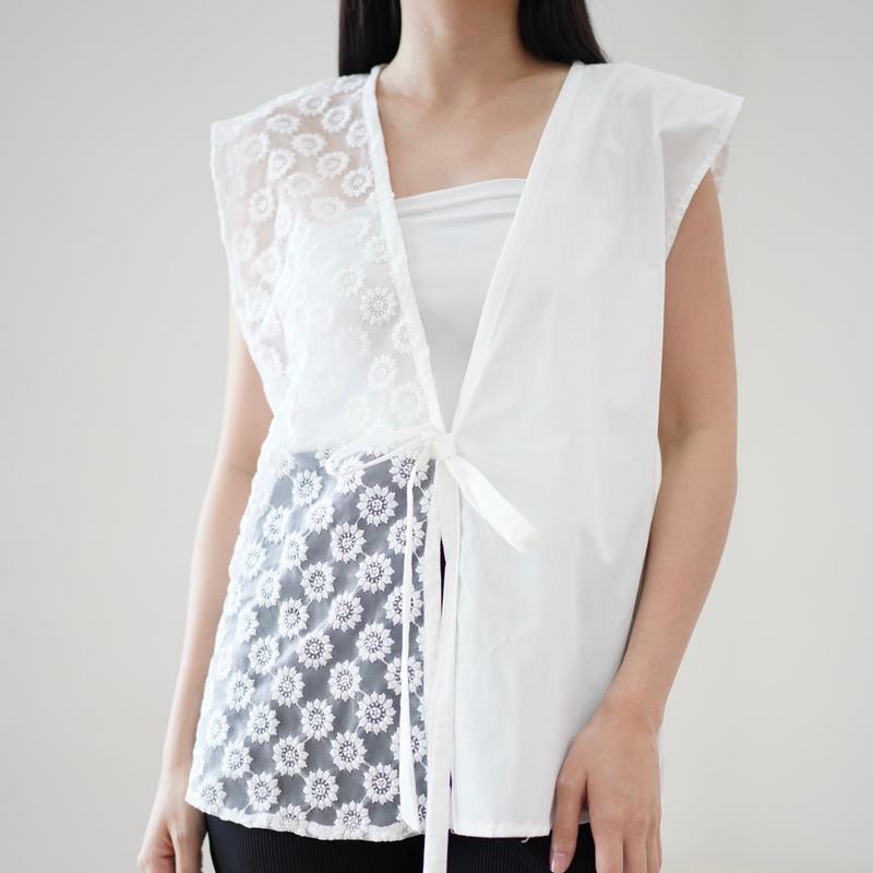 (Hanya Vest) Hanna Vest Embroidery Outer Wanita 0