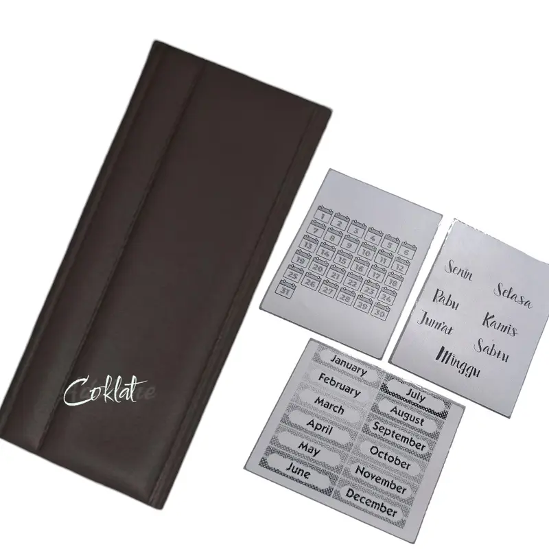 DOMPET DISIPLIN KEUANGAN + STIKER THERMAL Wanita Kartu Kulit sintetis 5