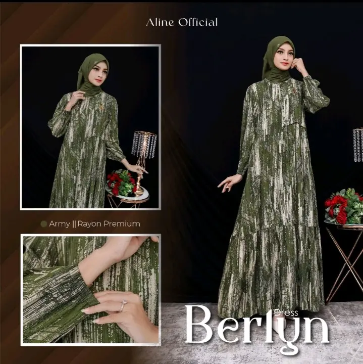 dress wanita berlyn by aline