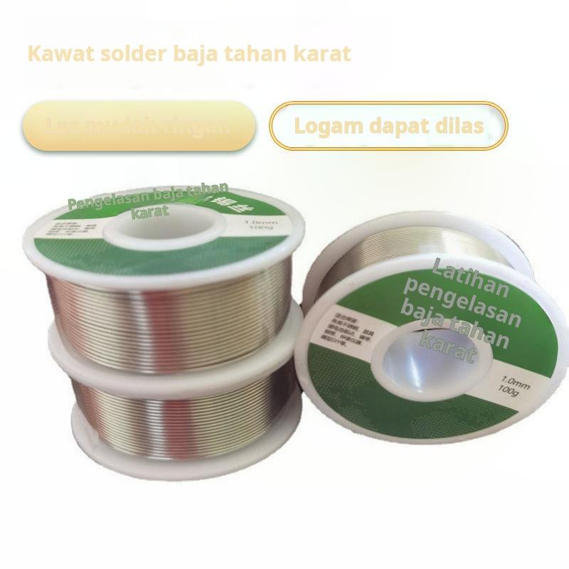 Kawat solder baja tahan karat, kawat solder perbaikan, kawat solder rumah tangga, tembaga, besi, nikel, seng, baterai, solder besi, korek api, jenis kawat solder baru.