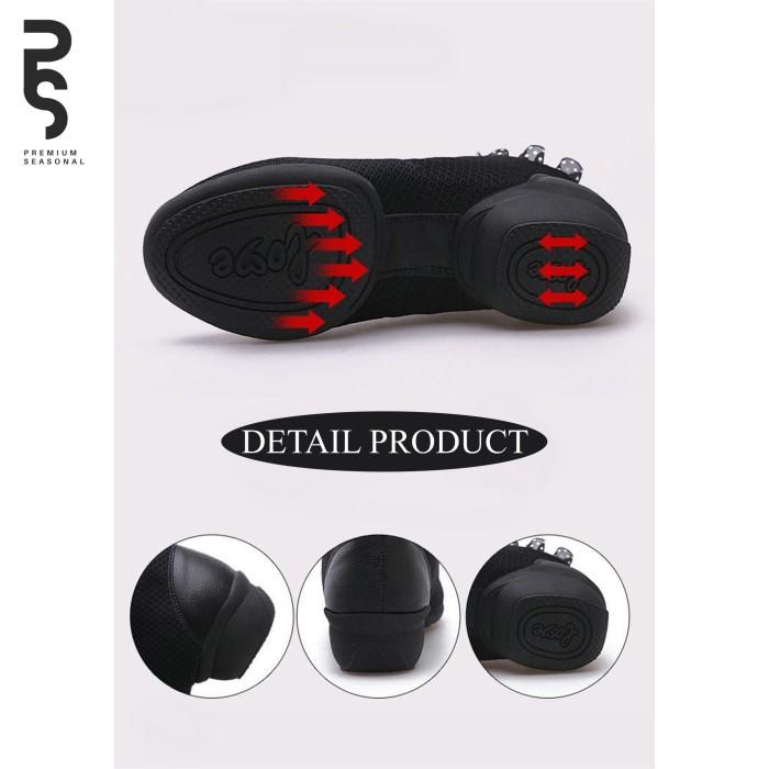 Amanah Edith - Sepatu Dansa Latin / Olahraga / Jalan Santai Lentur 0
