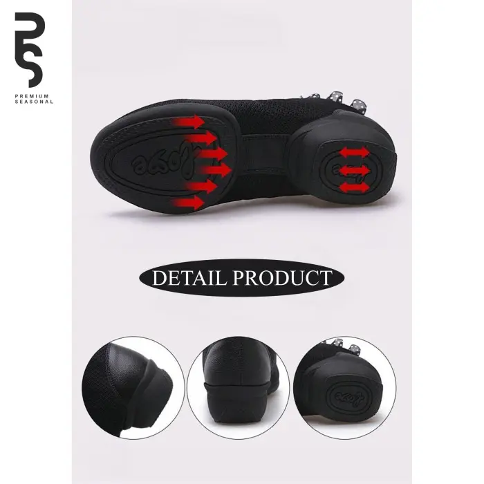 Amanah Edith - Sepatu Dansa Latin / Olahraga / Jalan Santai Lentur 0