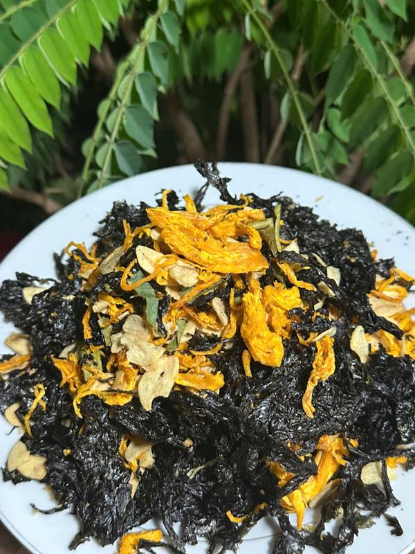 Rong Biển Mix Khô Gà Bơ Tỏi - Shop Chà Bông Heo Ánh Hồng
