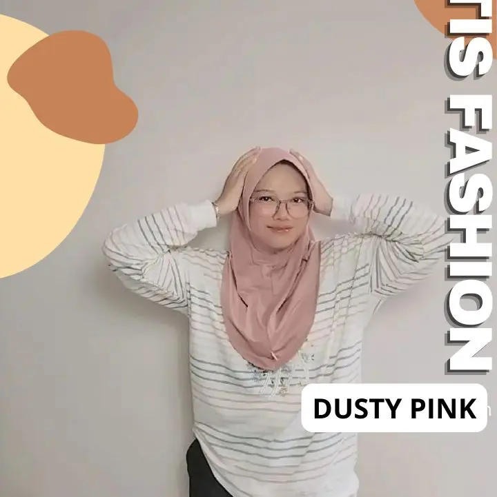Kerudung Bergo Bahan Balon Adem Berkualitas Anti Slip Jilbab Instan Nyaman ukuran M 5