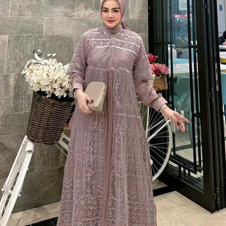 gamis lebaran ziva dress terbaru original 2