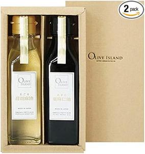 荏胡麻油・亜麻仁油 120ml 2本入り ギフトセット/BOX入り えごま油 エゴマオイル あまに油 アマニオイル 低温圧搾 オメガ3 αリノレン酸 エゴマ油 アマニ油 DHA EPA 小豆島 オリーブアイランド