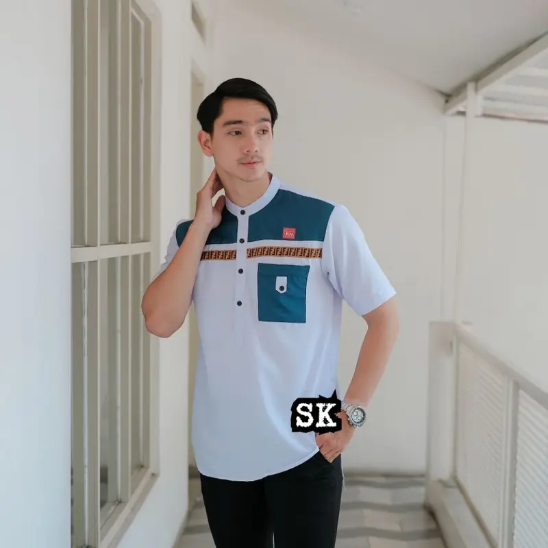 KURTA FF MODEL TERBARU 2022 LENGAN PENDEK EDISI LEBARAN DEWASA DAN ANAK SIZE M L XL XXL 3
