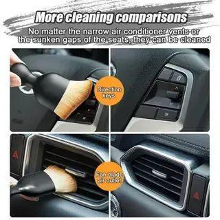 Product Introduction of Car Interior Soft Brush Dashboard Air Outlet Gap Dust Removal Home Office Detailing Cleaning Tools 8