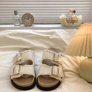 Dép Sandal Đế Cao Nữ Denim Dày Mùa Hè Thiết Kế Mới Thời Trang Mùa Hè Dành Cho Nữ - K.A.O