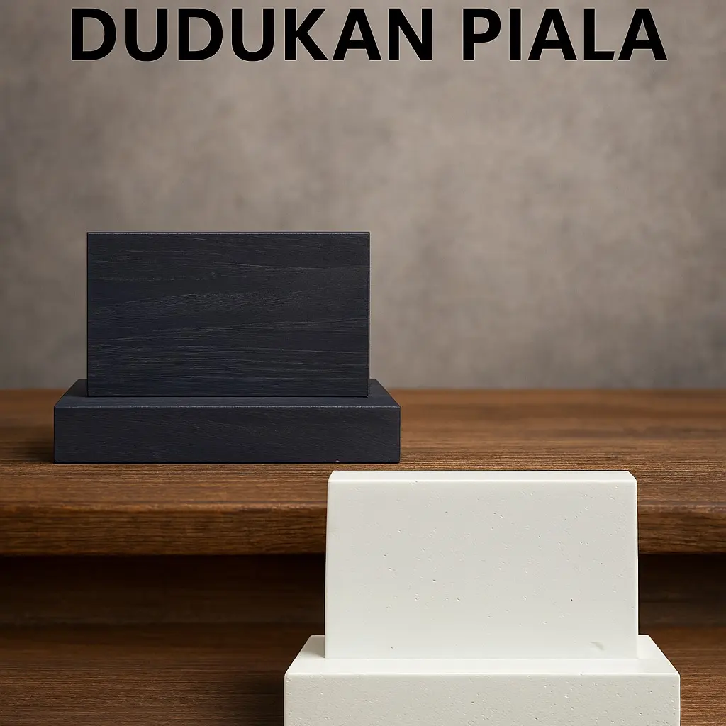 TATAKAN / DUDUKAN PIALA - BAHAN KAYU BERKUALITAS