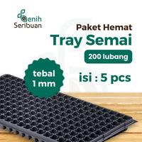Gambar Benih Seribuan - Paket Tray Semai 5 pc Pot Tray Tebal 1 MM Lubang 200 Media Tanam Semai Benih - PAKET TRAY SEMAI 200 - 5 PCS dari Benih Seribuan Kab. Boyolali 1 Tokopedia