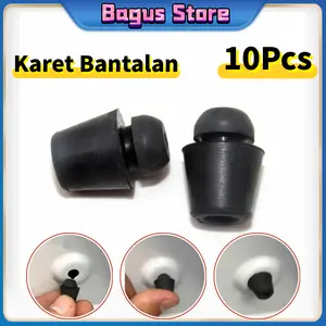 10Pcs Karet Stoper Pintu Mobil Damper Penyangga Peredam Suara Pintu Mobil Bantalan Pintu Karet Universal Gasket Karet Peredam Kejut Pintu Mobil Tahan Lama