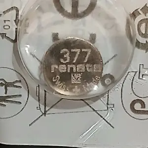 Renata 377 Baterai Jam Tangan 377 SR626SW Original Swiss Made Silver Oxide 1.55V Tahan Lama & Tidak Mudah Bocor Best Seller Watch Battery