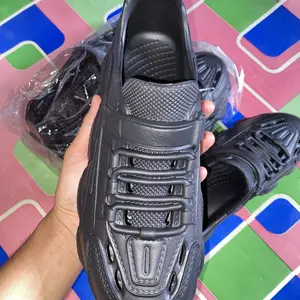 Nakis Sendal Sepatu Slip On Clogs Casual Pria Wanita Sporty Bahan Karet EVA Empuk Lembut Anti Licin Size 35-44