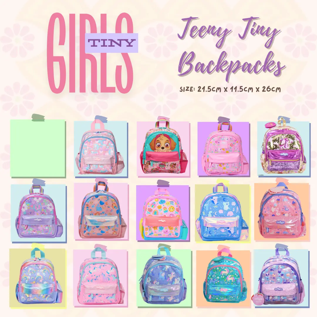 Ransel Full Tag paud/toddler teeny tiny original import SMBT Anak Ransel Full Tag paud/toddler teeny tiny original import SMBT Anak
