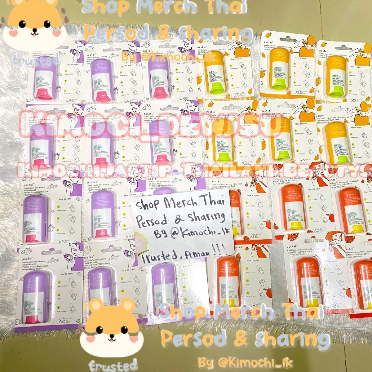 (READY INA) NEW PASTEL BALM STICK THAI/ PASTEL BALM STICK ORI THAILAND/PASTEL INHALER/ PASTEL BALM STICK